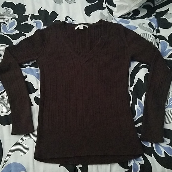 Old Navy Brown V-neck Sweater - Picture 1 of 7